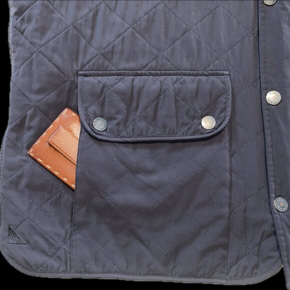 UNTUCKit Men’s Woodcrest Vest, Diamond Quilted, Zip & Snap, Pockets, Black, 3XL - Picture 5 of 12